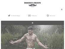 Tablet Screenshot of boxersandbriefsonline.com
